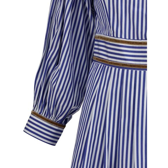 Ella Women Striped Chemisier Dress - Picture 3 of 4